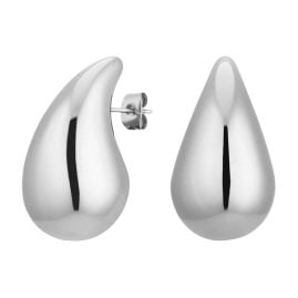 Rosefield JETDS-J932 Damen-Ohrringe Ohrstecker Tropfen Silberfarben