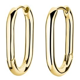 Rosefield JEOLG-J567 Damen-Ohrringe Creolen Oval Goldfarben