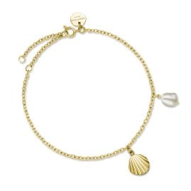 Rosefield JSPBRG-J163 Women's Bracelet Gold Tone Shell & Pearl