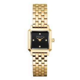 Rosefield BBGSG-B08 Women's Wristwatch Boxelle Gold Tone/Black