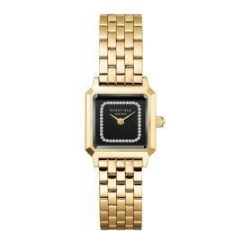 Rosefield BBGSG-B09 Damenuhr Boxelle Goldfarben mit Kristallen