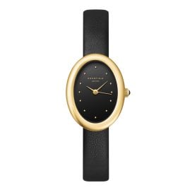 Rosefield OVBGLG-OV18 Women's Watch Oval Black/Gold Tone
