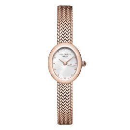 Rosefield MWRMR-M07 Damenuhr Mini Oval Mesh Roségoldfarben
