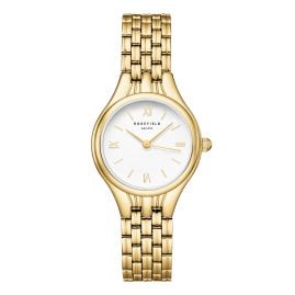 Rosefield MUWGSG-MU01 Damen-Armbanduhr Quarz Muse Goldfarben