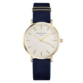Rosefield WBUG-W70 Women's Watch West Village Dark Blue/Silver Tone