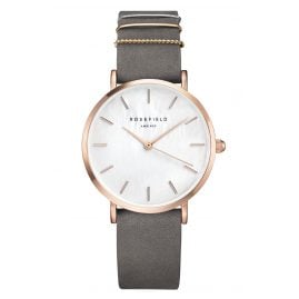Rosefield WEGR-W75 Ladies Watch The West Village Elephant Grey/Rosegold