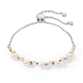 Coeur de Lion 1106/30-1426 Ladies´ Bracelet with Pearls Bicolour