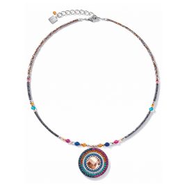 Coeur de Lion 5035/10-1579 Ladies' Necklace Amulet Crystals Agate multicolour Ethno