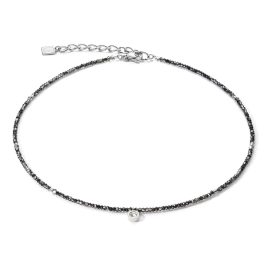 Coeur de Lion 5033/10-1200 Halskette für Damen Sparkling Dot Delicate Anthrazit