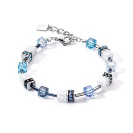 Coeur de Lion 3018/30-0714 Women's Bracelet GeoCUBE Multicolor Blue-White