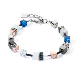 Coeur de Lion 4013/30-0756 Women's Bracelet GeoCUBE Iconic Capri Blue
