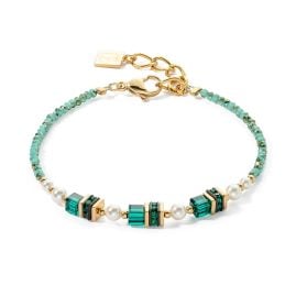 Coeur de Lion 4567/30-0500 Women's Bracelet Sparkling Princess gold-green