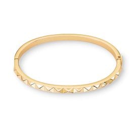 Coeur de Lion 0135/32-1600 Women's Bangle Spikes Gold Plated Stainless Steel