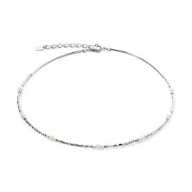 Coeur de Lion 1127/10-1417 Damen-Halskette Celestial Harmony Weiß-Silber