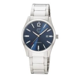 ETT Eco Tech Time EGS-40409-31M Herrenuhr Automatik Motion Drive Stahl/Blau