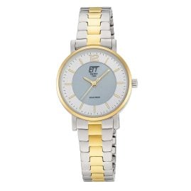 ETT Eco Tech Time ELS-12164-41M Solar Wristwatch for Ladies Bicolour