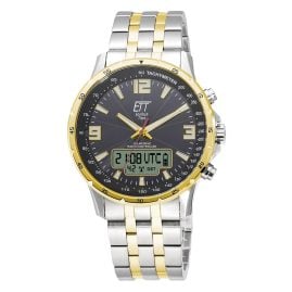 ETT Eco Tech Time EGS-11553-21M Radio-Controlled Solar Men's Watch Two-Colour