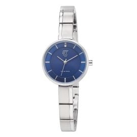 ETT Eco Tech Time ELS-12149-32M Women's Wristwatch Solar Diamond Lady Blue