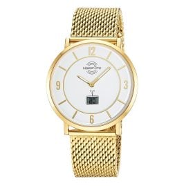 Master Time MTGA-10948-12M Men's Radio-Controlled Watch Advanced Gold Tone