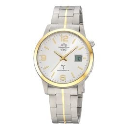 Master Time MTGT-10955-42M Men's Radio-Controlled Watch Expert Titan Two Tone