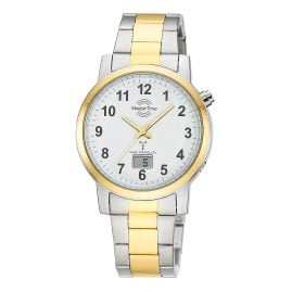 Master Time MTGA-10956-12M Herren-Funkarmbanduhr Basic Bicolor