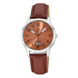 Master Time MTGA-10959-82L Men's Watch Radio-Controlled Super Power Aviation Brown