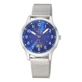 Master Time MTGA-10961-32M Herren-Funkuhr Super Power Aviation Blau