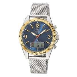 Master Time MTGA-10964-32M Herrenuhr Funk Sporty Big Date Chronograph Blau
