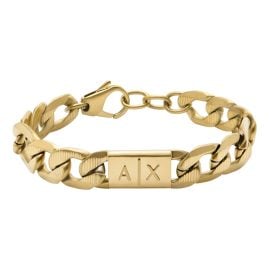 Armani Exchange AXG0078710 Men's Bracelet Gold Tone