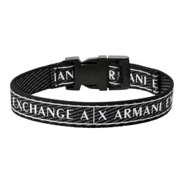 Armani Exchange AXG0082040 Armband für Männer Schwarz/Grau