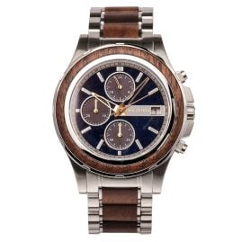 Holzkern Men's Chronograph Solar Koh Mak Walnut/Marble
