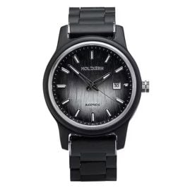 Holzkern Herrenuhr Automatik Nightbird Ahorn/Schwarz