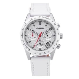Holzkern Men's Watch Titanium Neverrest Howlite/White