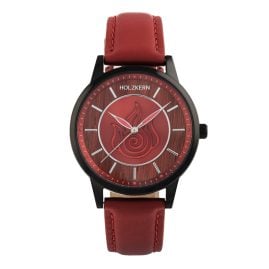 Holzkern Unisex Wristwatch Avatar™ Fire Nation Padouk/Red