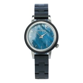 Holzkern Damen-Armbanduhr Quarz Big Sur Ahorn/Perlmutt