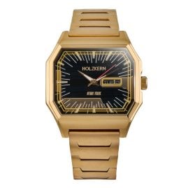 Holzkern Men's Watch Star Trek™ Space Warp Hawk's Eye/Gold-Tone