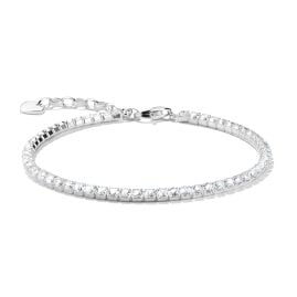Thomas Sabo A2209-051-11-L19v Damen-Tennisarmband Silber Zirkonia