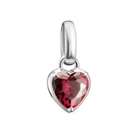 Thomas Sabo CC1335-051-10 Charm-Anhänger Herz Rot Connect Silber