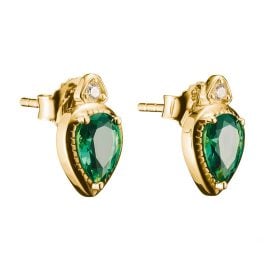 Thomas Sabo H2333-971-6 Women's Stud Earrings Elyndra Green Stones