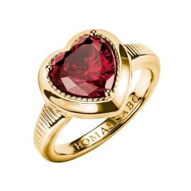 Thomas Sabo TR2524-414-10 Ladies' Ring Elyndra Heart Garnet Red