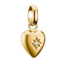 Thomas Sabo CC1234-414-14 Dangle Charm Heart Connect Gold Toned