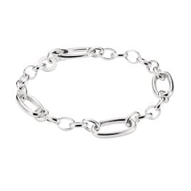 Thomas Sabo C1203-001-21 Damen Charm-Armband mit 3 Connect-Links 925 Silber