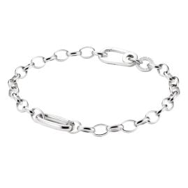 Thomas Sabo C1202-001-21-L19 Damen Charm-Armband mit einem Connect-Link 925 Silber
