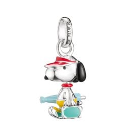 Thomas Sabo CC1345-664-7 Connect Charm Snoopy Schirm und Koffer 925 Silber