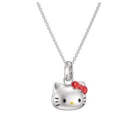 Thomas Sabo KE2387-M06-7-L45V Damen-Halskette Hello Kitty Rote Schleife