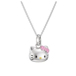 Thomas Sabo KE2392-M06-7-L45V Damen-Collier Hello Kitty Pinkfarbene Schleife