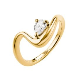 Thomas Sabo TR2543-M01-14 Damenring Goldfarben mit Zirkonia