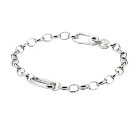 Thomas Sabo C1202-M02-21-L17 Damen Charm-Armband Connect silberfarben