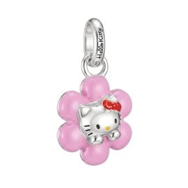 Thomas Sabo CC1358-M06-9 Hello Kitty Charm Pinke Blume Connect