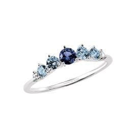 Thomas Sabo TR2551-166-1 Ladies´ Ring Silver with Blue Stones